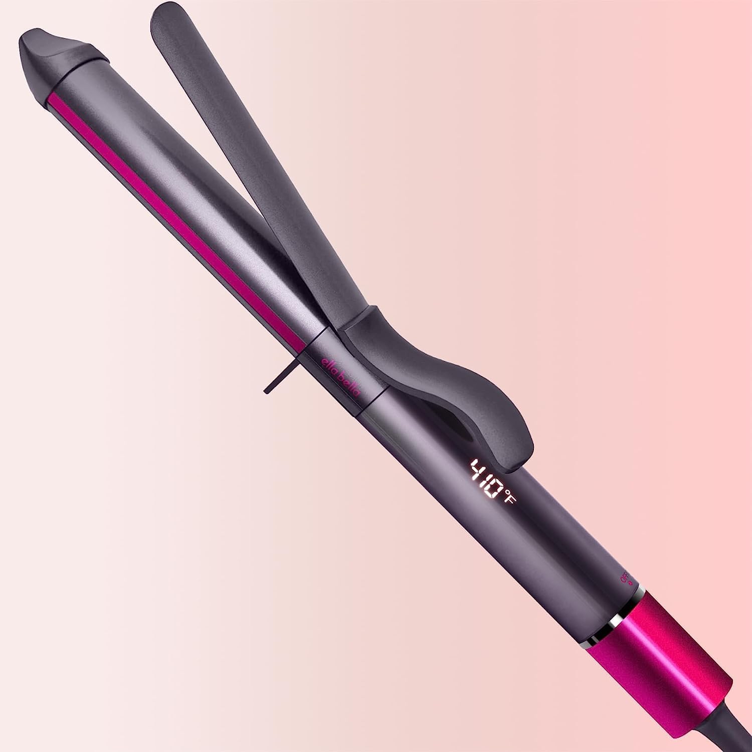 Curling Iron 1in Curling Iron Pink Grey