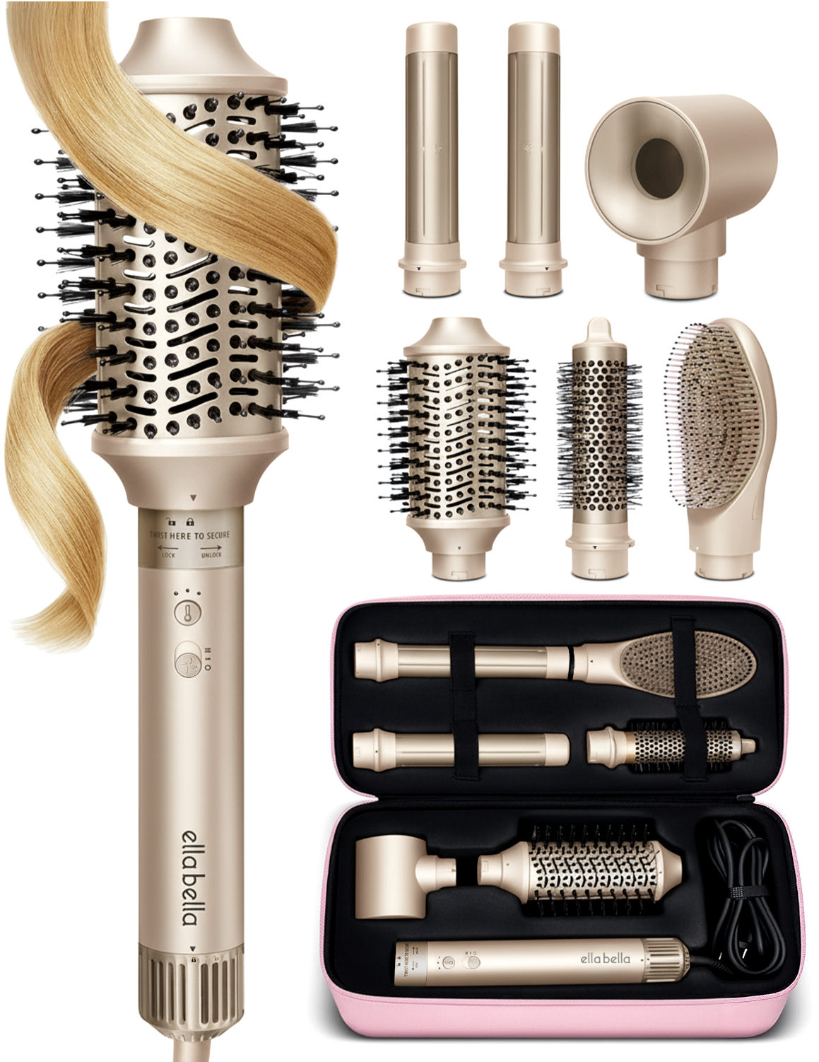 6-in-1 Hot Air Styler – Ella Bella display picture 3