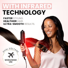 Heated Round Thermal Blowout Brush with Infrared