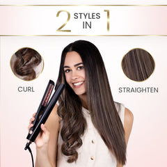 Compact Hair Straightener with Infrared Technology