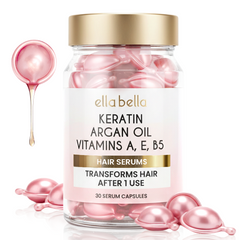 Keratin Hair Serum with Argan Oil & Vitamins A, E, B5