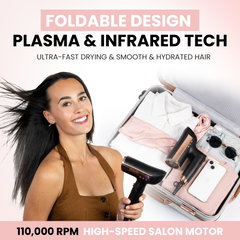Plasma Foldable Hair Dryer