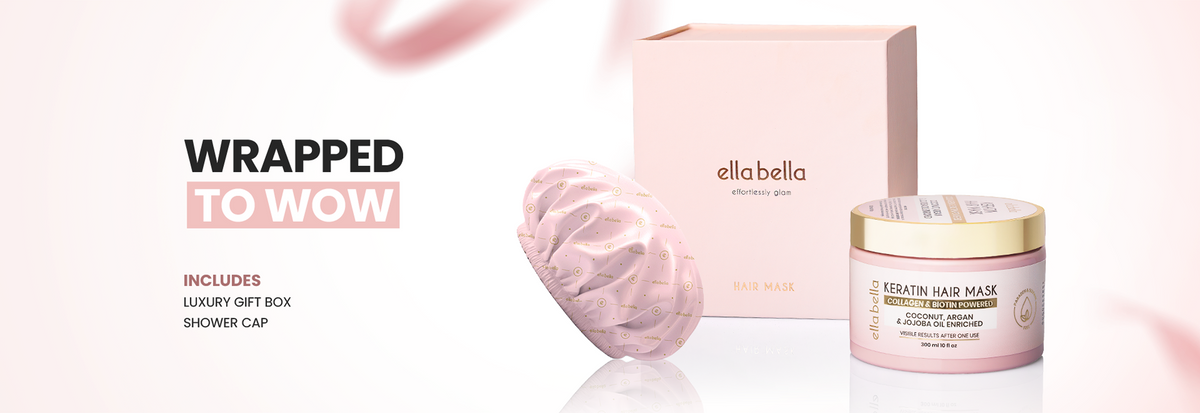 Ella Bella Keratin Hair Mask wrapped presentation